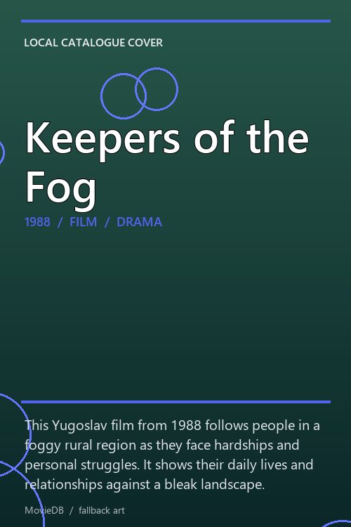 Keepers of the Fog poster