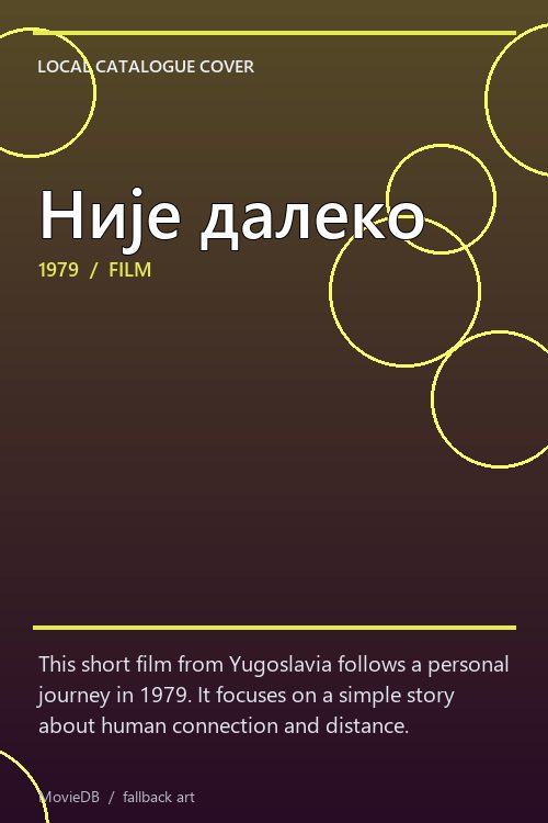 Није далеко poster