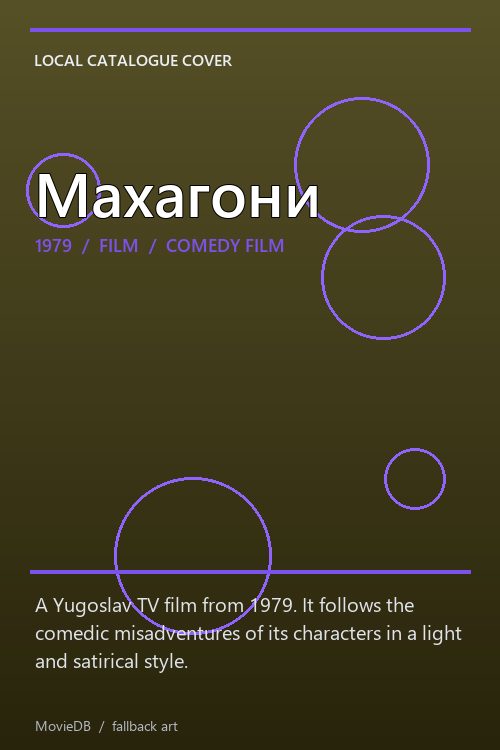 Махагони poster