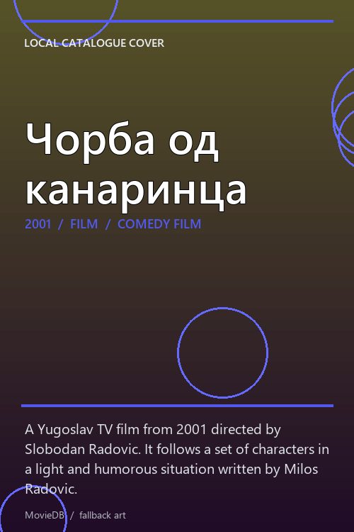 Чорба од канаринца poster