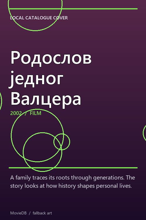 Родослов једног Валцера poster