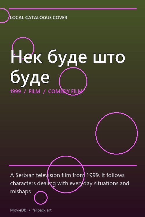Нек буде што буде poster