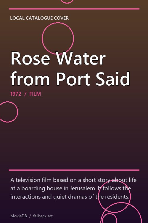 Rose Water from Port Said poster