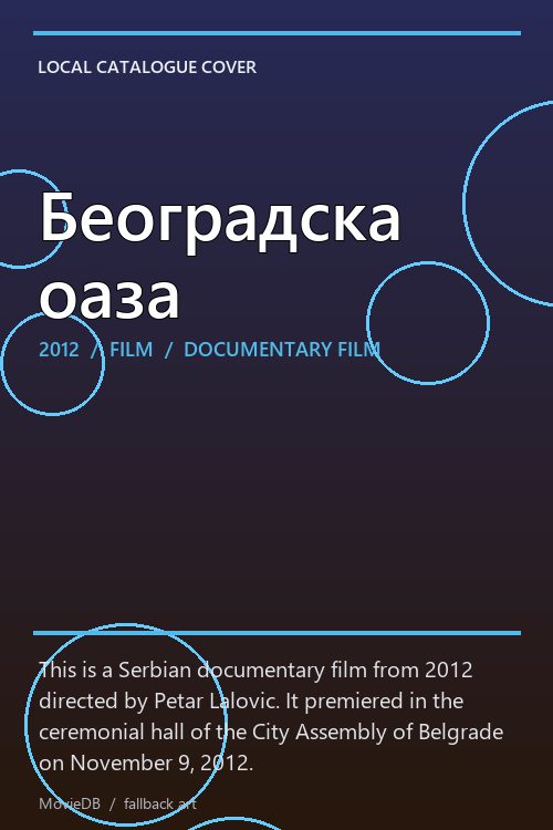 Београдска оаза poster