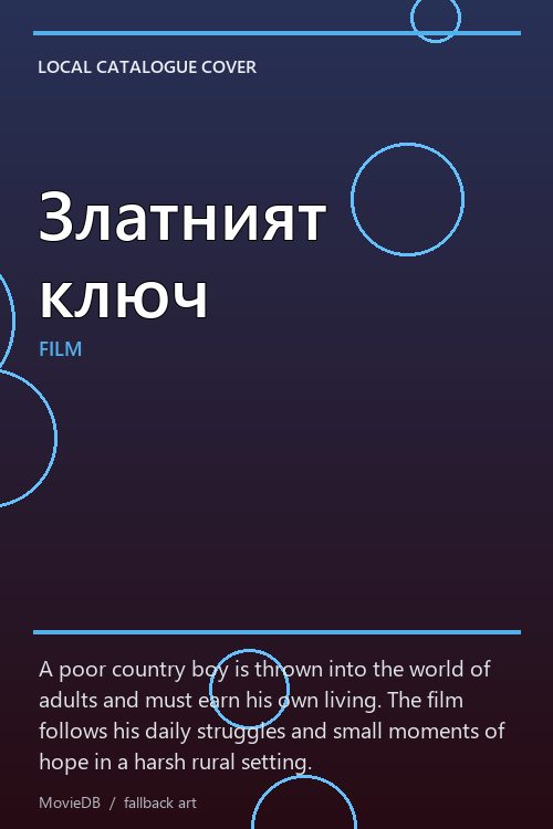 Златният ключ poster