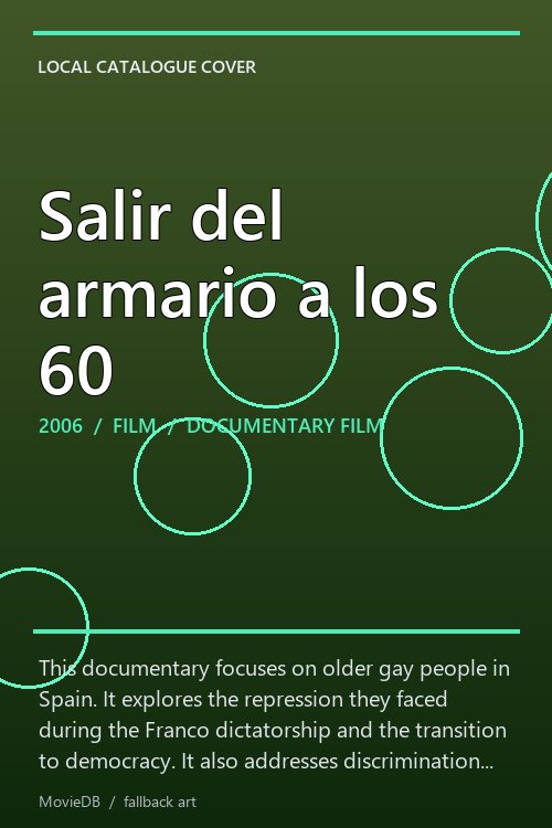 Salir del armario a los 60 poster