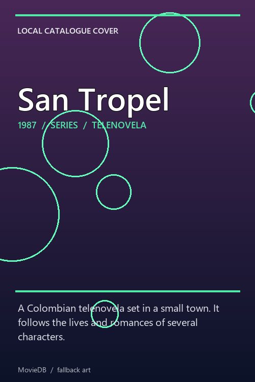 San Tropel poster