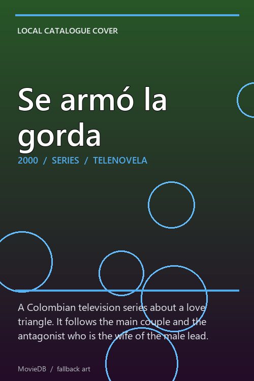 Se armó la gorda poster