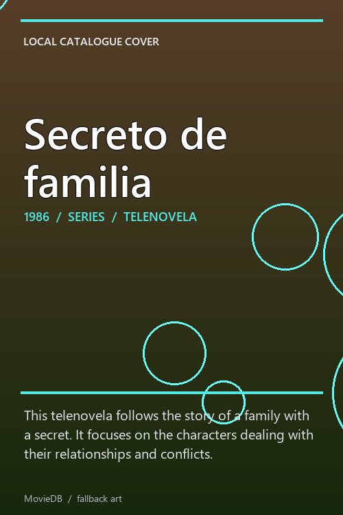 Secreto de familia poster