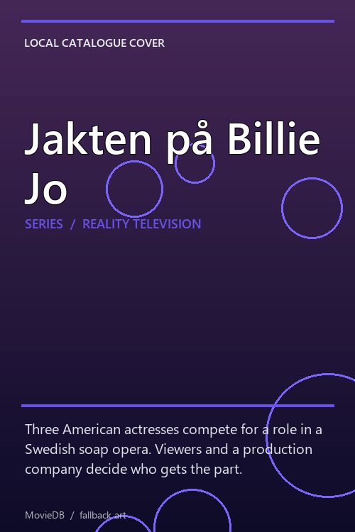 Jakten på Billie Jo poster