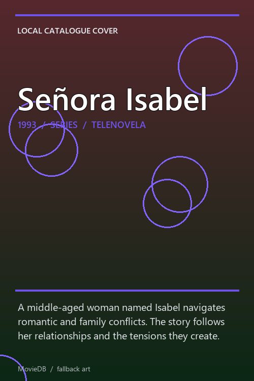 Señora Isabel poster