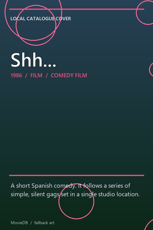 Shh... poster
