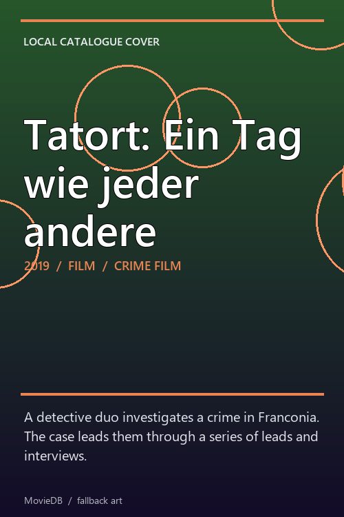 Tatort: Ein Tag wie jeder andere poster