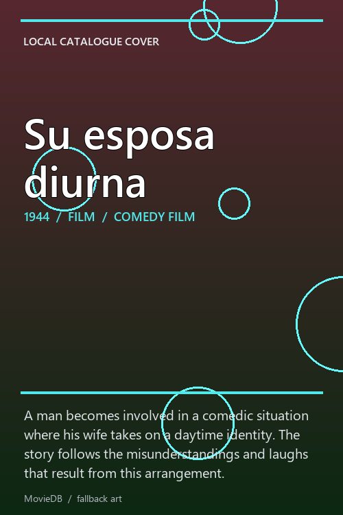 Su esposa diurna poster