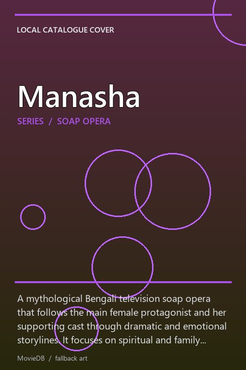 Manasha poster