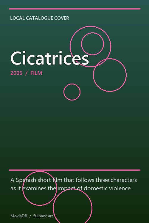 Cicatrices poster