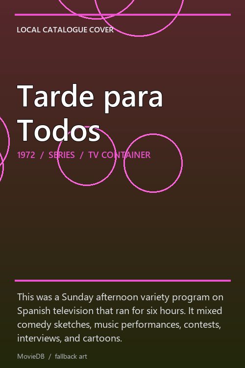 Tarde para Todos poster