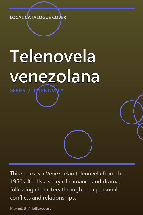 Telenovela venezolana poster