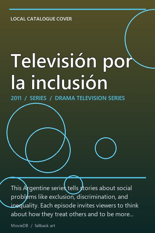 Televisión por la inclusión poster