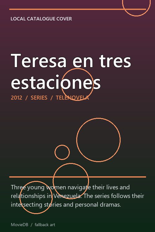 Teresa en tres estaciones poster