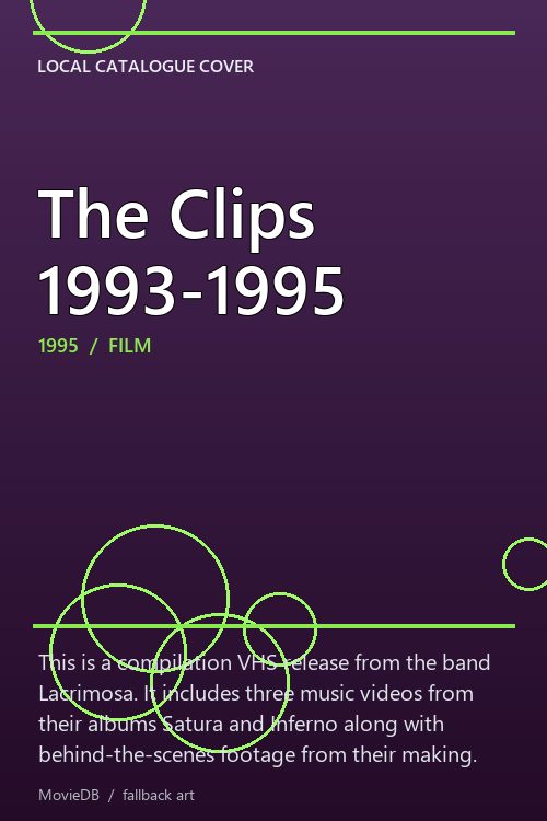 The Clips 1993-1995 poster