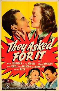 They Asked for It poster