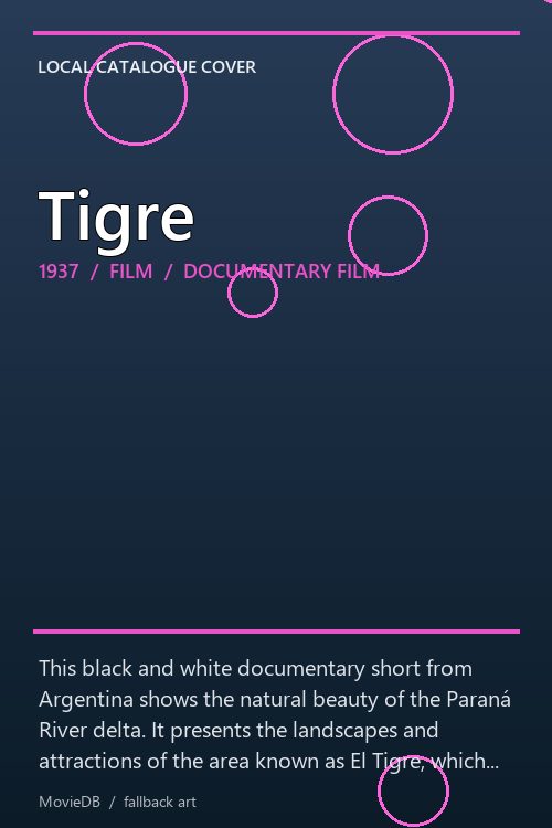 Tigre poster