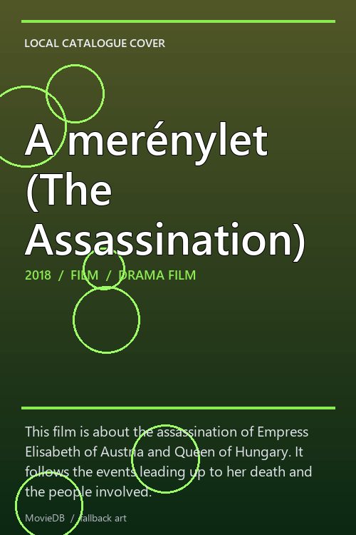 A merénylet (The Assassination) poster