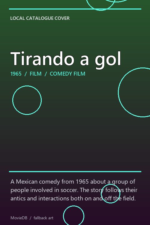 Tirando a gol poster