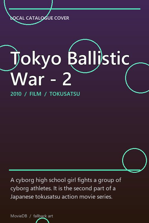 Tokyo Ballistic War - 2 poster
