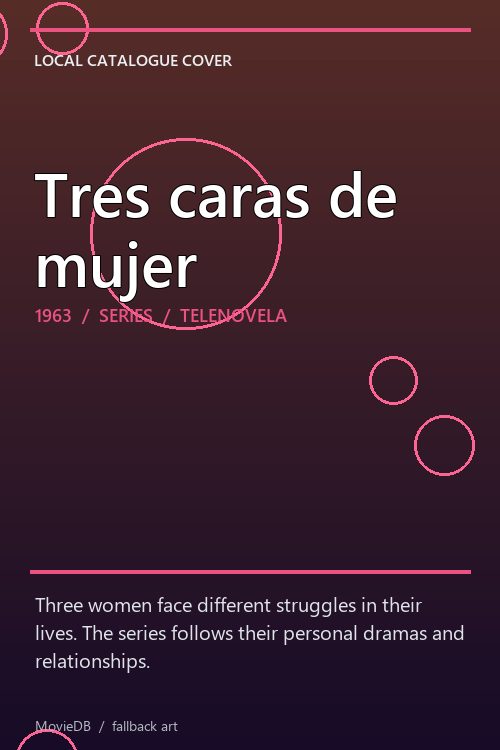 Tres caras de mujer poster