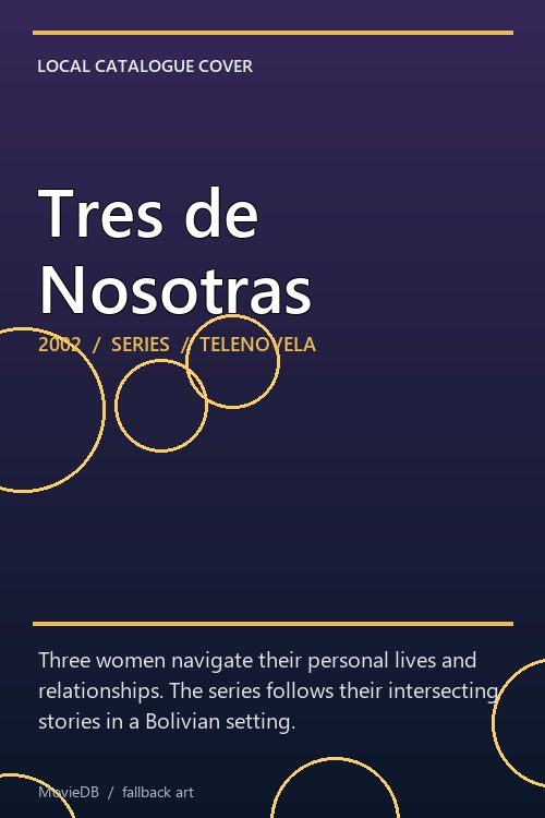 Tres de Nosotras poster