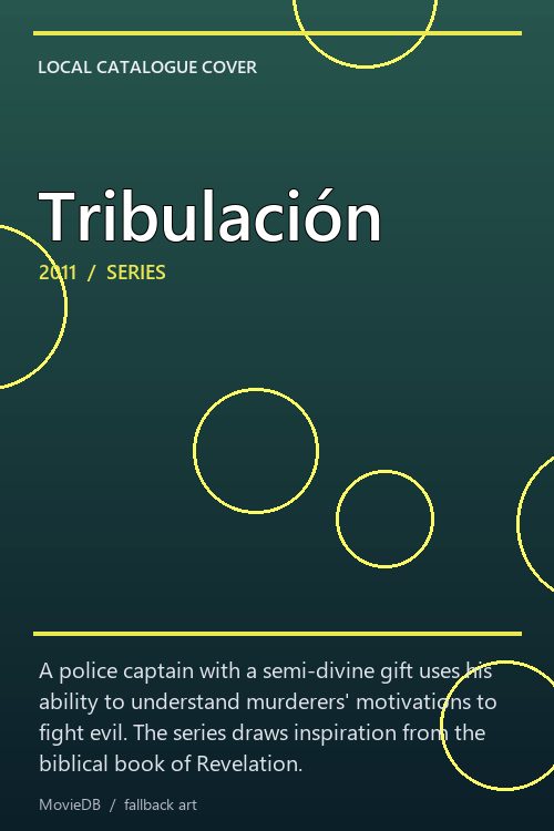 Tribulación poster