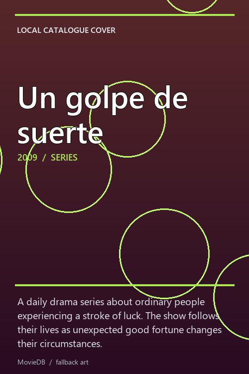 Un golpe de suerte poster