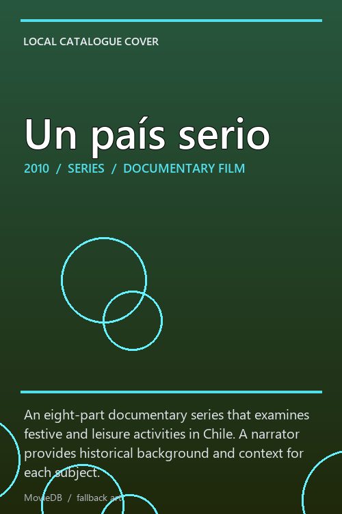 Un país serio poster