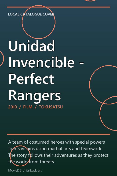 Unidad Invencible - Perfect Rangers poster