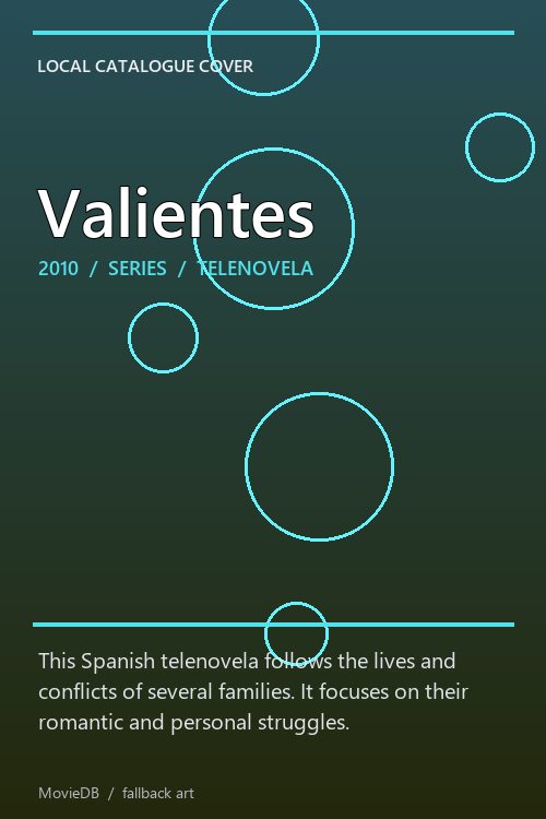 Valientes poster