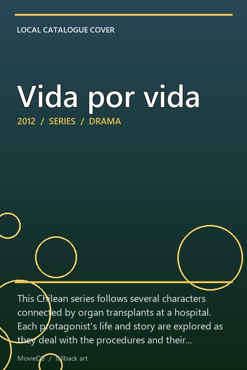 Vida por vida poster