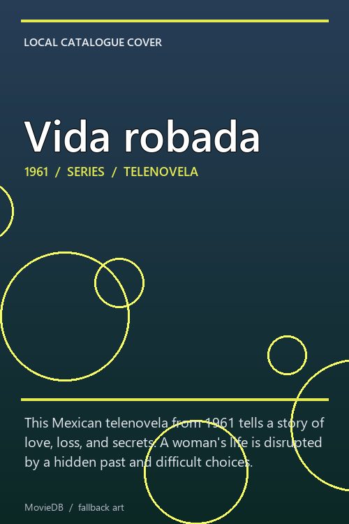 Vida robada poster