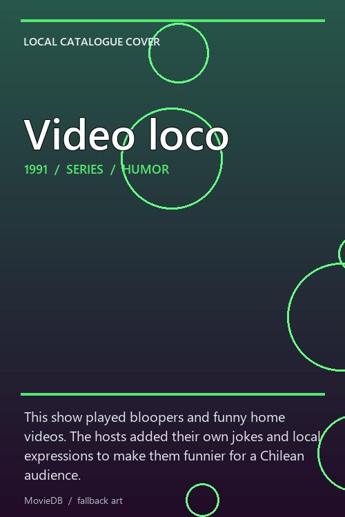Video loco poster
