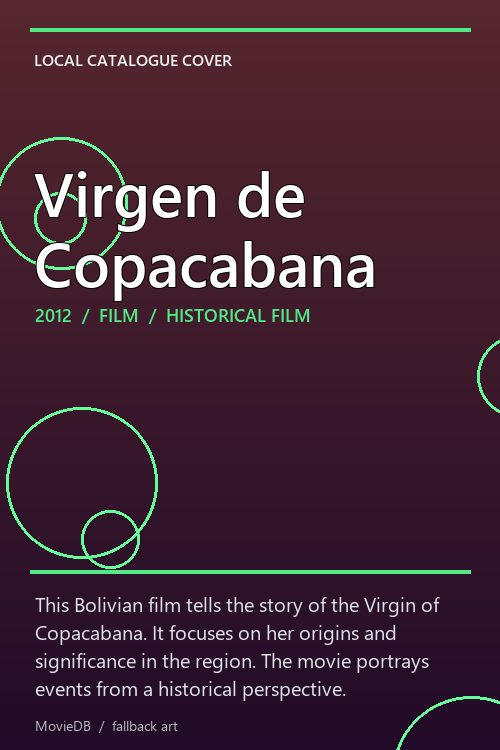 Virgen de Copacabana poster