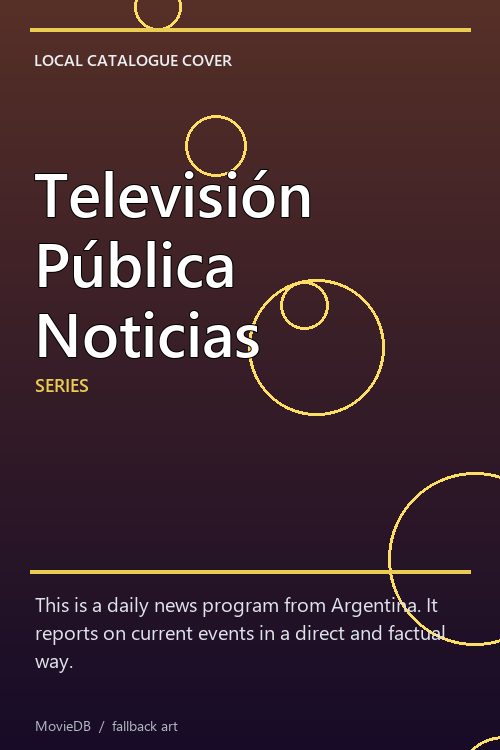 Televisión Pública Noticias poster