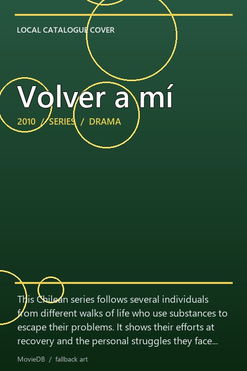 Volver a mí poster
