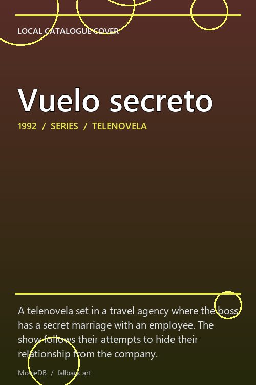 Vuelo secreto poster