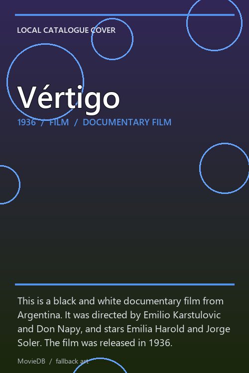 Vértigo poster