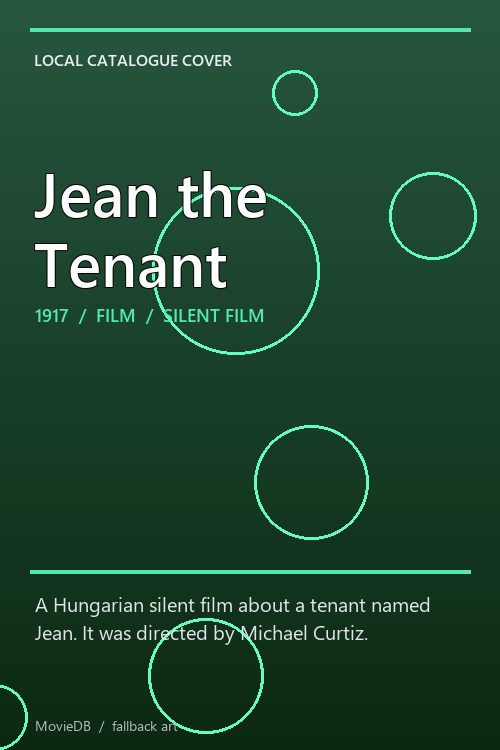Jean the Tenant poster
