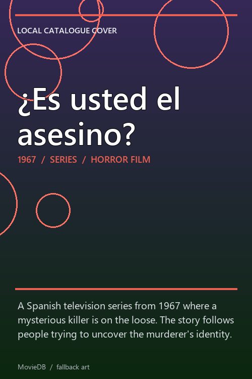 ¿Es usted el asesino? poster