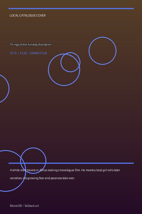 Things of the Aimless Wanderer poster
