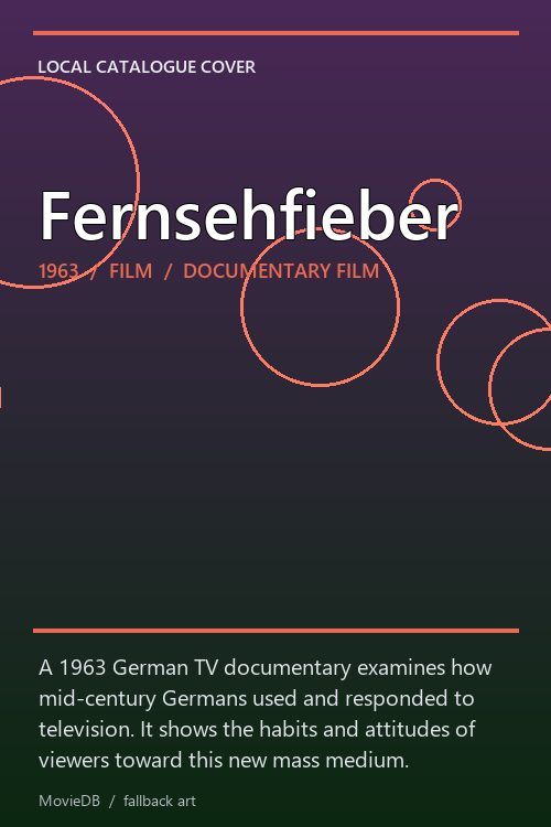 Fernsehfieber poster
