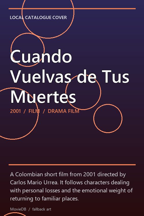 Cuando Vuelvas de Tus Muertes poster